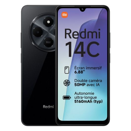 Smartphone Xiaomi Redmi 14C 128 Gb Zwart